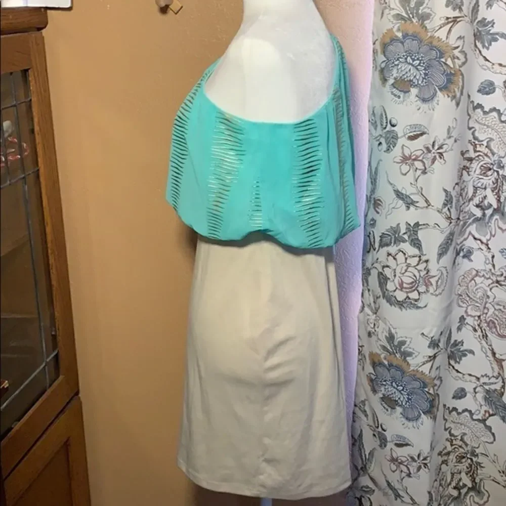 NWOT ViJo Couture One Shoulder Dress